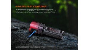 Fenix LR35R PRO - LED & UV - Lanternă profesională - 10000 Lumeni - 500 Metri - Horse Limited Version